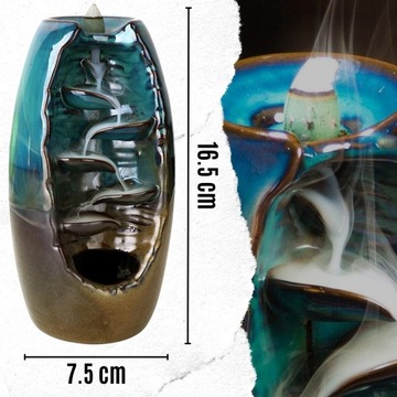 АРОМАТИЧЕСКИЙ КАМИН ВОДОПАД ЛАДИНИ + 10 шт. ФИТИЛИ - АРОМАТЕРАПИЯ