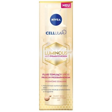 Nivea Cell Luminous Krem tonujący do twarzy SPF20