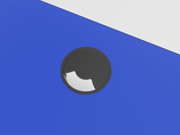 BIURKO GAMINGOWE EKIPA GAMING NIEBIESKI blat 36mm