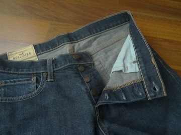 JEANSY ABERCROMBIE & FITCH SKINNY MAŁO UŻYTKOWANE r.W33/32 OKAZJA BDB