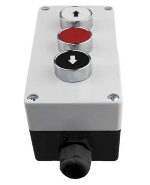 ПАНЕЛЬ УПРАВЛЕНИЯ С 3 КНОПКАМИ BP324 ПОЛНОСТЬЮ МЕТАЛЛИЧЕСКАЯ ВВЕРХ СТОП ВНИЗ