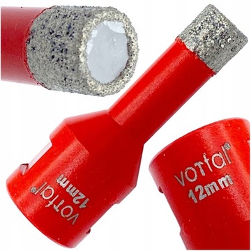 WIERTŁO DIAMENTOWE KORONKA OTWORNICA +ADAPTER M14 GRES PŁYTEK CERAMIKI 12MM