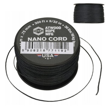 Żyłka Plecionka Linka Nano Nylon 0,75mm 91m (300ft) Średnica 9/32