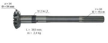 КОМПЛЕКТ МТЗ БЕЛАРУС ВАЛ ПЕРЕДНЕГО ПРИВОДА