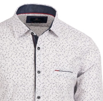 KOSZULA MĘSKA BIAŁA WIZYTOWA CASUAL SLIM ELEGANCKA TURECKA XL 43/44