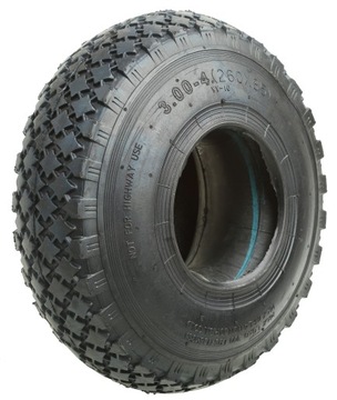 OPONA Z DĘTKĄ DO KOŁA TACZKI TACZEK WÓZKA 3.00-4 260x85 2PR DĘTKA MOCNA