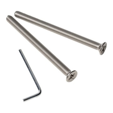 Pochwyt do drzwi dwustronny okrągły mocowanie 45° -32x1400 mm AISI304 uniwe