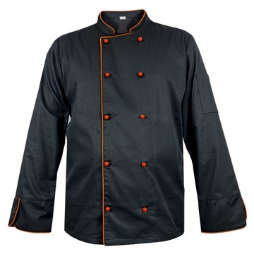 Bluza kucharska CZARNA, kitel,rękaw długi roz.M