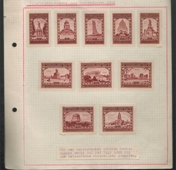 38092 Briefmarkenausstellung 1 Aschersleben 1933