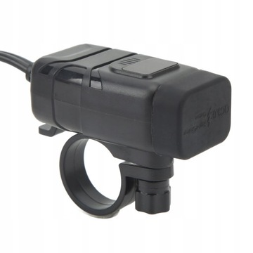 Двойное квадратное USB-зарядное устройство для телефона с мотоциклом