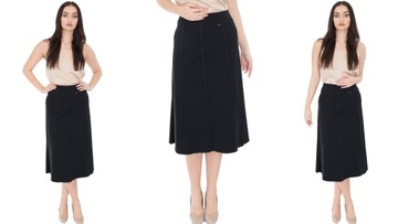 SPÓDNICA ROZKLOSZOWANA MAXI (38-54) KOLORY r.46