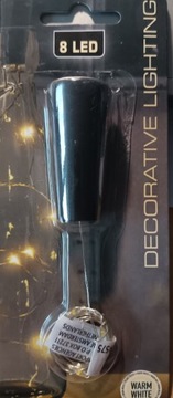 KOREK LED DEKORACYJNE OŚWIETLENIE DO BUTELKI 8 LED