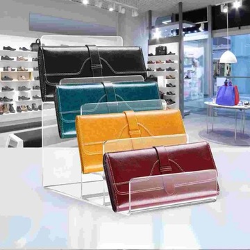 Акриловая подставка. Акриловая прозрачная витрина для ювелирных очков. 4 слоя