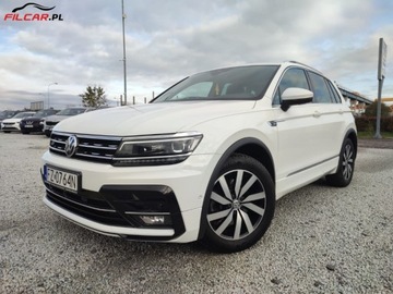 Volkswagen Tiguan II SUV 2.0 TDI 190KM 2019 Volkswagen Tiguan R-LINE Salon Polska Bezwypadkowy 4Motion 1-Wlasc. Automa, zdjęcie 1
