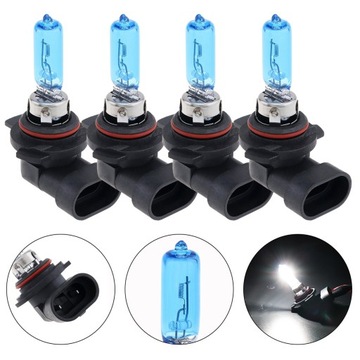4szt. 12V 9012 Hir2 100W 6000k Żarówki halogenowe