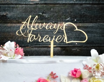 Топпер TŚD-24-Всегда навсегда Свадьба Свадьба
