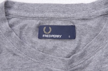 FRED PERRY T-SHIRT ORYGINALNY MESKI PREMIUM Z LOGO SM