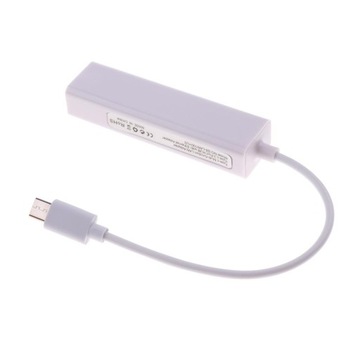 Type-c do 3Port USB Hub Fast Ethernet LAN Adapter