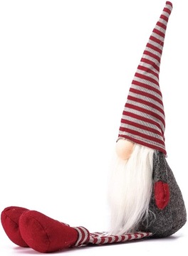 SKRZAT KRASNAL XXL ŚWIĄTECZNY GNOM ŚWIĘTA 60cm RED