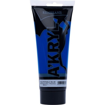 Renesans A'kryl farba akrylowa 200ml 20 błękit ft.