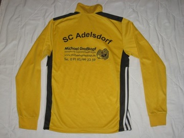 bluza dresowa Adidas dres długi rękaw sportowa piłka nożna SC Adelsdorf S