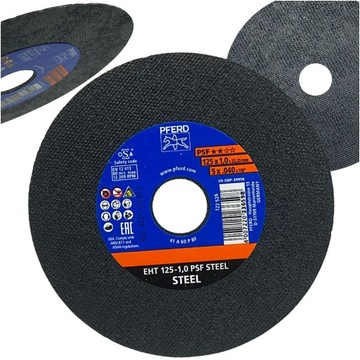 PFERD TARCZA KORUNDOWA TARCZE DO CIĘCIA STALI METALU 125x1,0 mm PSF 25szt