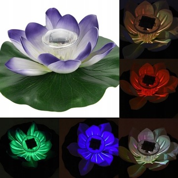 LAMPA SOLARNA PŁYWAJĄCA RGB DO OCZKA WODNEGO