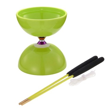 Diabolo Toy Fitness High Performance ze sznurkiem i kijami Diabolo w kolorze zielonym