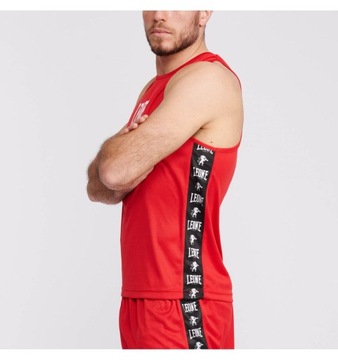 KOSZULKA BOKSERSKA LEONE AMBASSADOR Boxing Tank czerwony rozmiar M