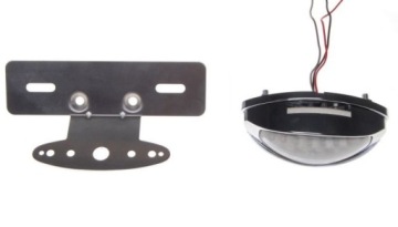 Хромированная светодиодная лампа с креплением номерного знака