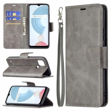 ETUI POKROWIEC SK0RZANE MAGNES DO Realme C20 C21