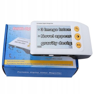 Ручная 3,5-дюймовая лупа, цифровое устройство чтения 2X-25X №1