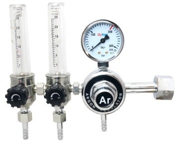 ЦИЛИНДРОВОЙ РЕДУКТОР С 2 АРГОНОВЫМИ РОТАМЕТРАМИ CO2 AR/CO2
