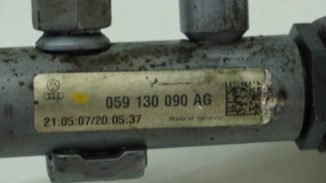 AUDI Q7 4L 3.0 TDI топливная рампа + датчик