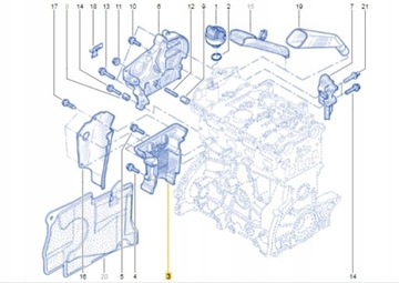 КРЫШКА ГРМ RENAULT MEGANE TRAFIC CLIO LAGUNA 2.0 16V 2.0 TURBO OE