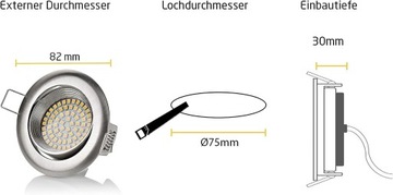 ВСТРАИВАЕМЫЙ ПОТОЛОЧНЫЙ СВЕТИЛЬНИК, ПОДВИЖНЫЙ, ХРОМ