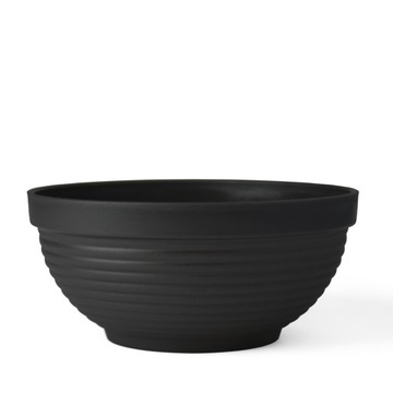 DONICA OKRĄGŁA DUŻA MISA 52CM CZARNA NA TARAS DO OGRODU PATIO