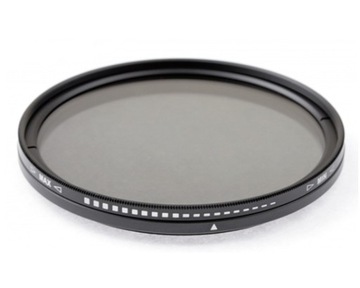 REGULOWANY FILTR SZARY FOTO DO APARATU 58MM ND2-ND400 FADER