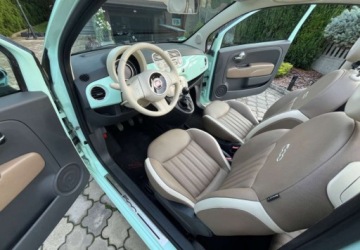 Fiat 500 II CC Seria 3 0.9 TwinAir 105KM 2014 Fiat 500 Kabriolet 0.9 turbo benzyna Niski przebieg 1 wlasciciel 105KM, zdjęcie 22