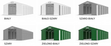 Namiot Magazynowy 4x12m [2,5m] Garaż DAS 560 W