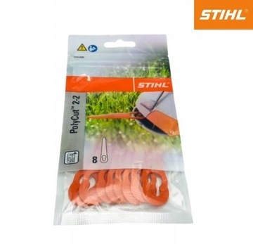 NOŻYKI PLASTIKOWE PolyCut 8szt DO KOSY PODKASZARKI STIHL FSA 45 ORYGINAŁ