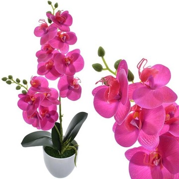 STORCZYK SILIKONOWY ORCHIDEA DONICZKA KWIAT WAZON