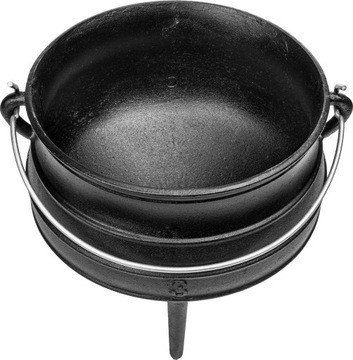 ОХОТНИЧИЙ КАУДЕЛЬ 100% ЧУГУН ОГНЕННЫЙ ГОРШОК 7Л