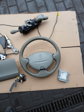 PODUSZKA AIRBAG TAŚMA NAPINACZ RENAULT TWINGO I