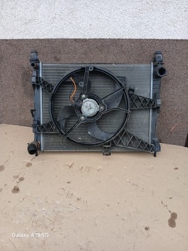 CHLADIČ + VENTILÁTOR KOMPLET ORIGINÁLNÍ RENAULT MODUL I 1.2 16V