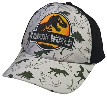 Czapka Czapeczka Jurassic Dinozaury dla Dzieci