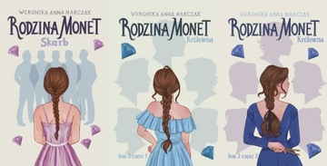 PAKIET Rodzina Monet Skarb + Królewna cz.1 + 2