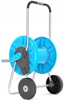 ПОДСТАВКА, НАМОТЧИК, ПЕРЕДНЯЯ ДЛЯ САДОВОГО ШЛАНГА, БАРАБАН, РЕЙЛАТОР НА КОЛЕСАХ, CELLFAST, 45 метров