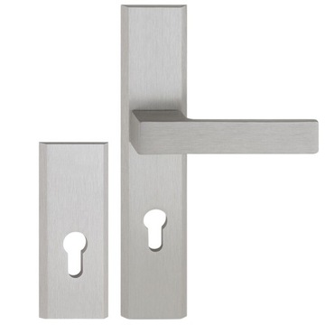 РУЧКА С НАКЛАДКОЙ TOTAL INOX ДЛЯ ВНЕШНИХ ДВЕРЕЙ, УНИВЕРСАЛЬНАЯ, ШИРИНА 72 ММ