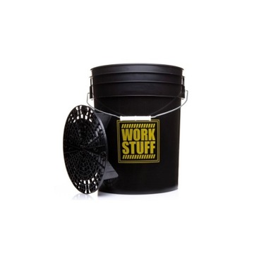 Work Stuff Detailing Bucket Black Rinse Wiadro do płukania + separator